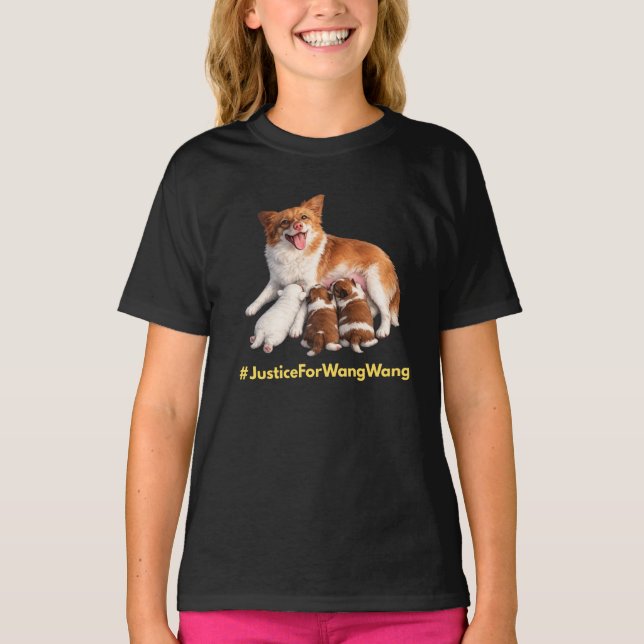 Camiseta Justice for Wang Wang (Frente)