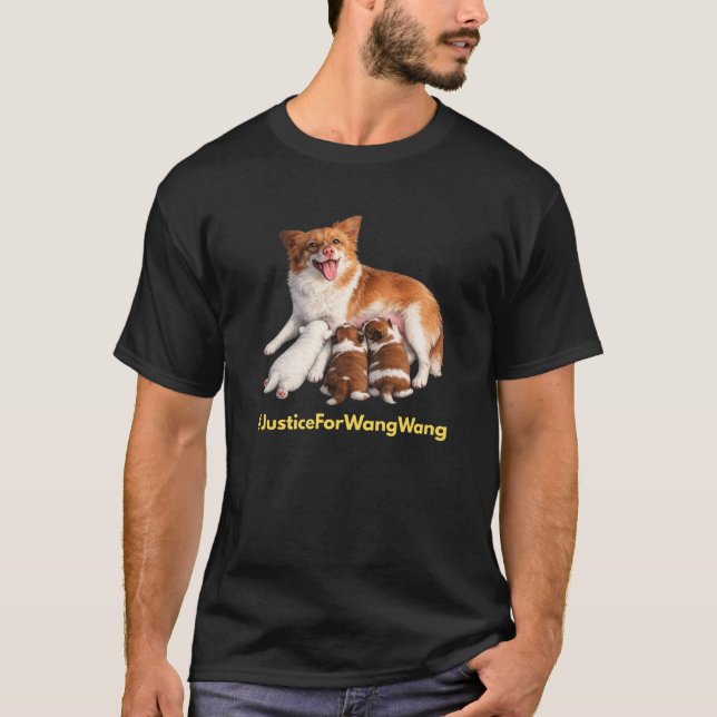 Camiseta Justice for Wang Wang (Frente)
