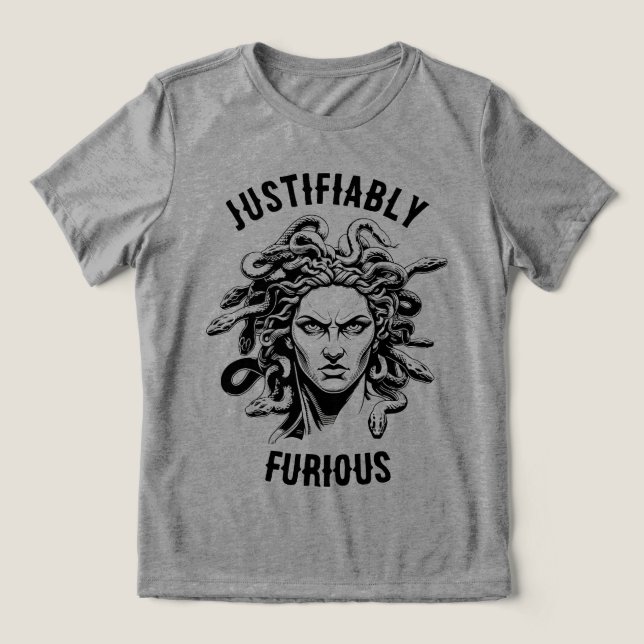 Camiseta Justifiably Furious feat. Medusa (Design frontal)