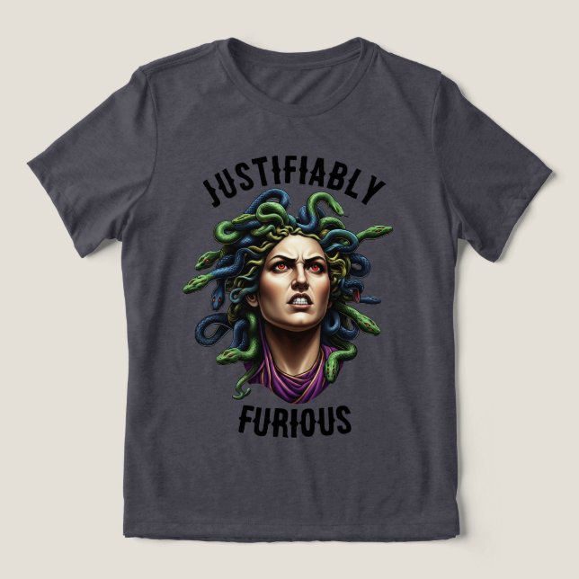 Camiseta Justificadamente Furiosa (Design frontal)