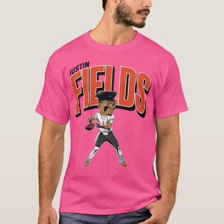 Camiseta Justin Fields Caricature