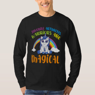 Camiseta Juvenil Artrite Consciência Magnética Unicórnio Az