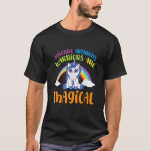 Camiseta Juvenil Artrite Consciência Magnética Unicórnio Az