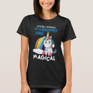 Camiseta Juvenil Artrite Consciência Magnética Unicórnio Az