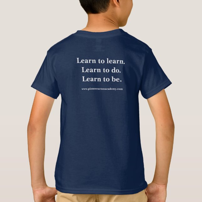 Camiseta Juvenil da Academia Pioneer Acton (Verso)