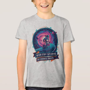 Camiseta Juvenil de Ciclismo Cósmico 'Nunca Pare d