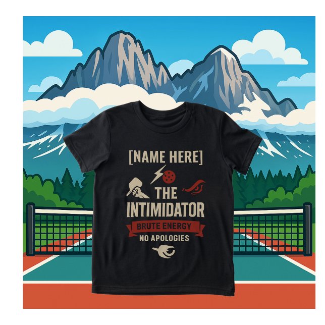 Camiseta Juvenil de Pickleball com Gráfico do Inti (PICKLEBALL PERSONALIZED NAME YOUTH T-SHIRT)