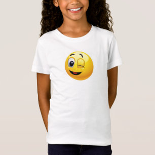 Camiseta Juvenil Feminina/Emoticon
