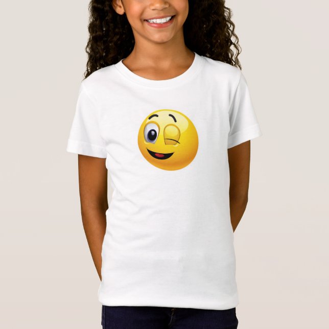Camiseta Juvenil Feminina/Emoticon (Frente)