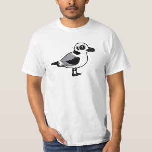 Camiseta Juvenil Preto-equipado com pernas do Kittiwake de