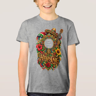 Camiseta Juvenil Tri-blend Bella+Canvas, Branco Ma