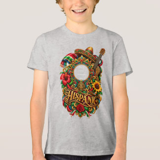 Camiseta Juvenil Tri-blend Bella+Canvas, Branco Ma