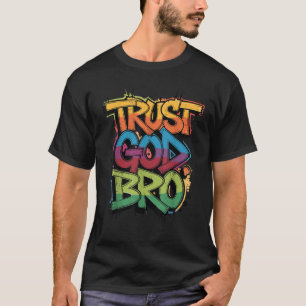Camiseta Juventude Confie em Deus Irmão Criança Engraçada F