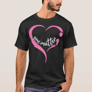 Camiseta Juventude Matéria Semicolon Saúde Mental e Suicídi