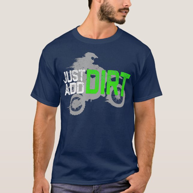 Camiseta Juventude Motocross Boys Dirt Bike Kids (Frente)