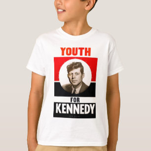 Camiseta Juventude para o presidente John F. Kennedy