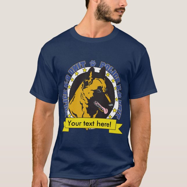 Camiseta K9 belga Malinois (Frente)
