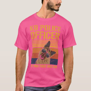 Camiseta K9 Policial Cão Pun Para Um Policial K9