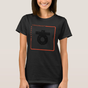 Camiseta K cultura alfabeto coreano Consoante Hangul 102