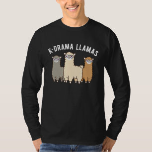 Camiseta K Drama Llama Sul-Coreano Dramatic Cria Herd