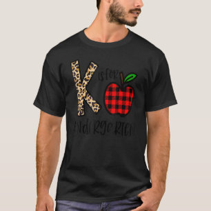 Camiseta K É Para A Escola De Professores Leopard Buffalo