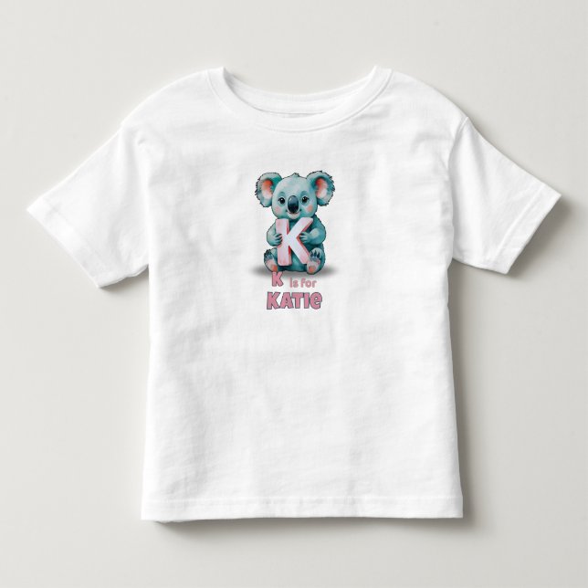 Camiseta K é para Katie – Personalizado  (Frente)