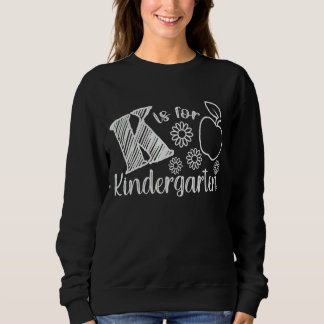 Camiseta K É Para Professora Do Jardim De Infância Apple Ki