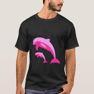 Camiseta K Golfinhos Mãe E Bebê