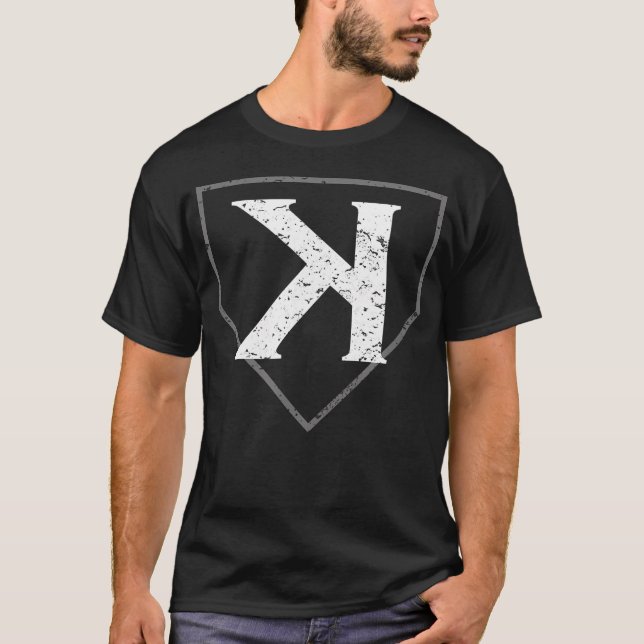 Camiseta K invertido - Strikeout com Olhar Preso - (Frente)
