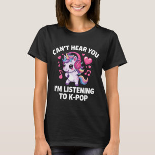 Camiseta K-p Não Posso Ouvir Você Estou Ouvindo K-p K P Kaw