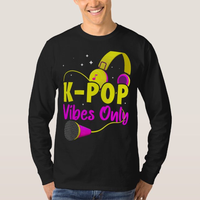 Camiseta K Pop apenas asiático (Frente)