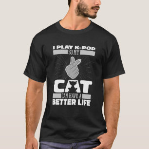 Camiseta K Pop Cat Korea Music K Pop