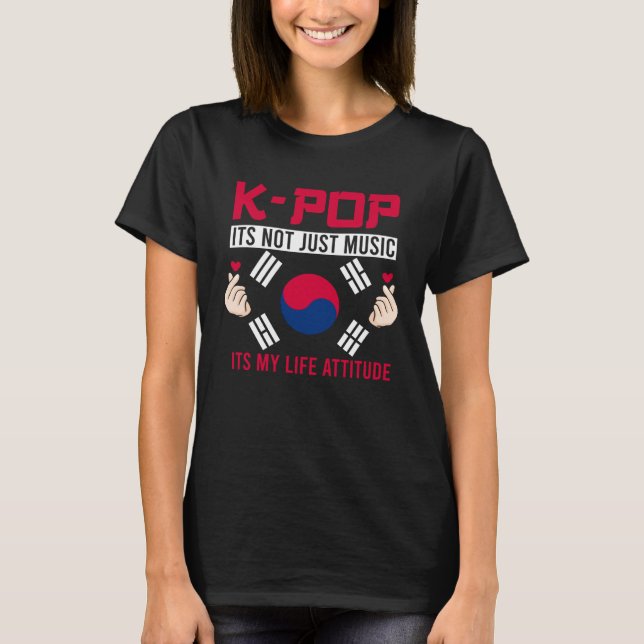 Camiseta K pop Coreia do Sul Coreia do Sul (Frente)