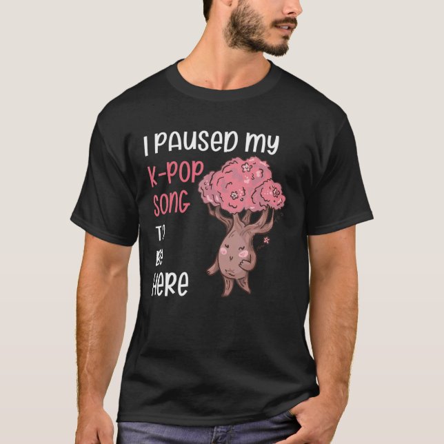 Camiseta K Pop Kpop Song Pausa 12 (Frente)