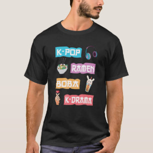 Camiseta K-Pop Ramen Boba K-Drama - Cute Ramen