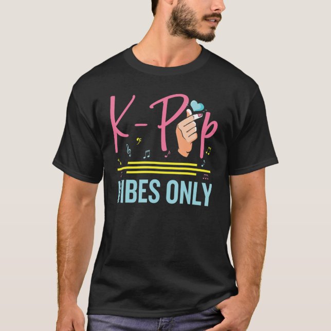 Camiseta K-Pop Vibes South-Korea Pop Music Kpop (Frente)