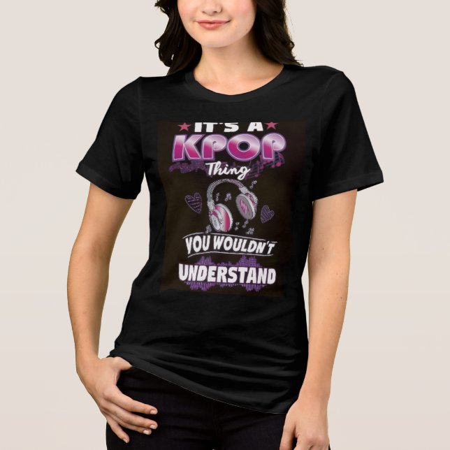 Camiseta K-Pop Women's  (Frente)