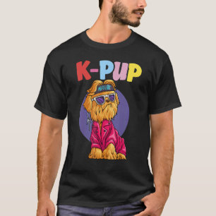 Camiseta K PUP Cão Coreano K9 Pupstar Para pop K e Cão