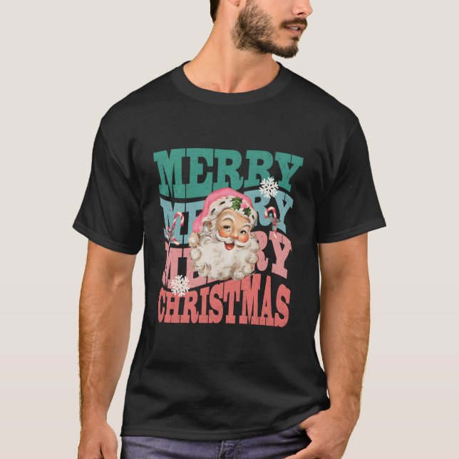 Camiseta K Santa Claus Merry (Frente)
