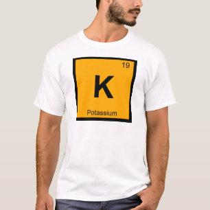 Camiseta K - Símbolo de Mesa periódica da química de pot