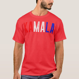 Camiseta KA MÃE LA Kamala Red White Blue TSirt 2