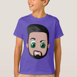 Camiseta Kaan meninos alpargata de rapaz com borda