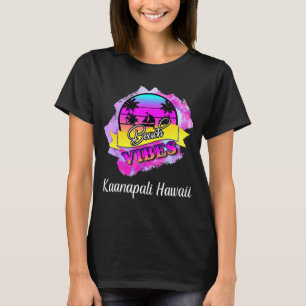 Camiseta Kaanapali Beach Summer Vibes Hawaii Vacinação Vint