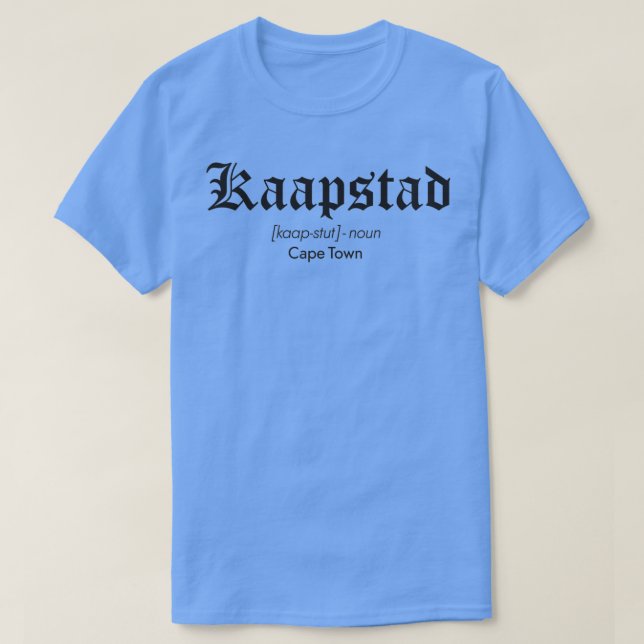 Camiseta Kaapstad Cidade do Cabo 1 (Frente do Design)