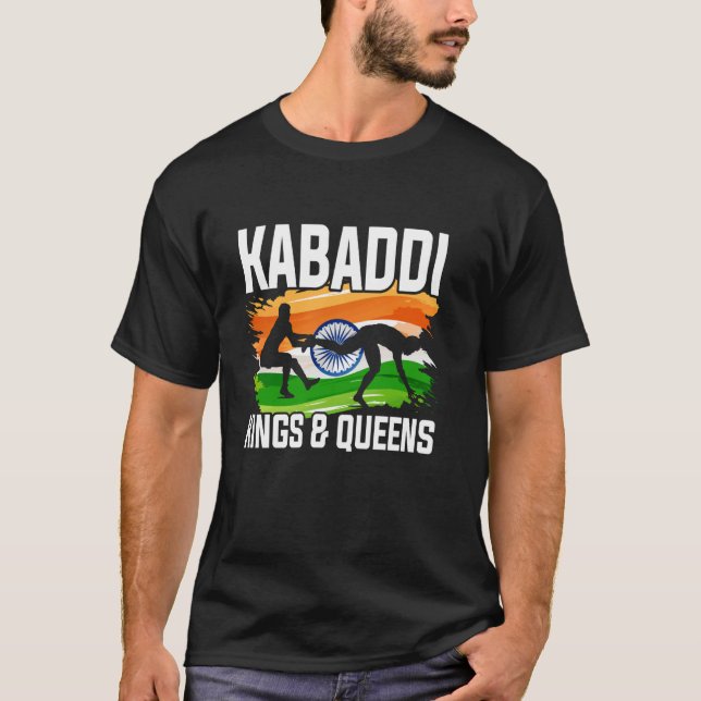 Camiseta Kabaddi Luta Índia (Frente)