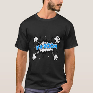 Camiseta Kaboom Bang Pow Comic Book Explosion Bubble