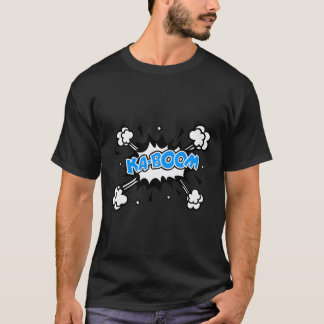 Camiseta Kaboom Bang Pow Comic Book Explosion Bubble