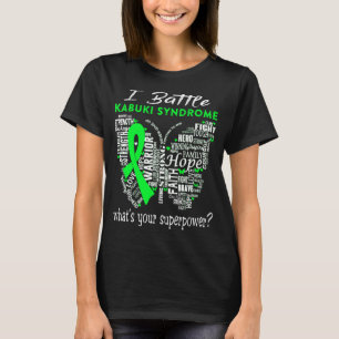 Camiseta Kabuki Syndrome Awareness Month Ribbon Gifts