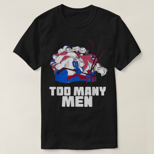 Camiseta Kadri Demasiado Eu Avalanche Nazem Colorado (Frente do Design)