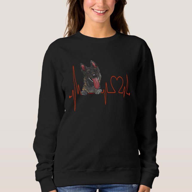 Camiseta Kai ken Tora dog My Heartbeat EKG Dogs My Cardio (Frente)